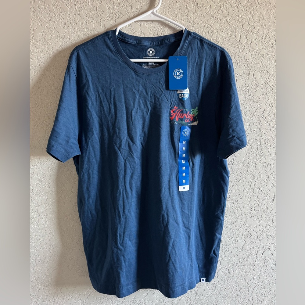 Hurley Men's Navy Graphic Tee